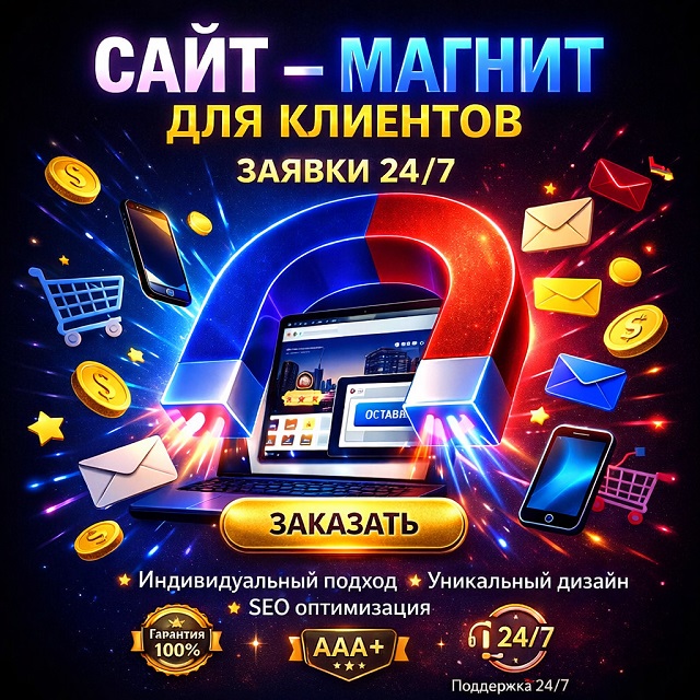 Сайт-магнит для клиентов